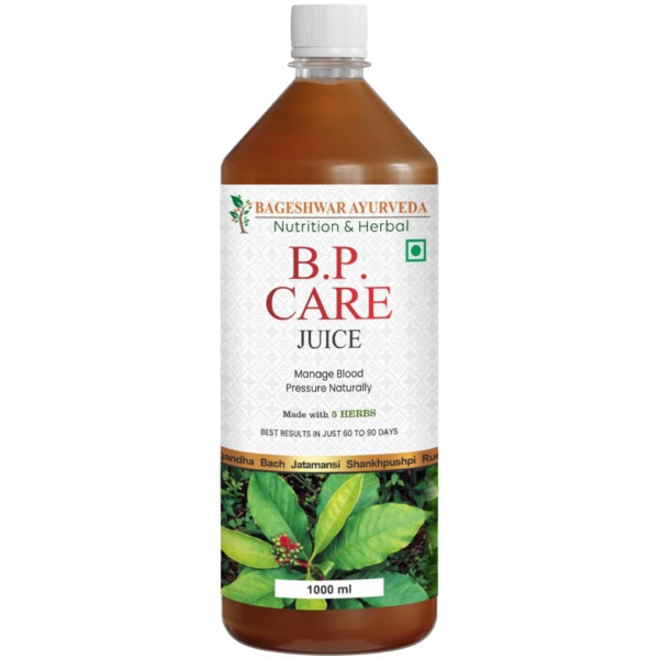 Bageshwar Ayurveda BP Care Juice 1L Herbal Formula for Wellness